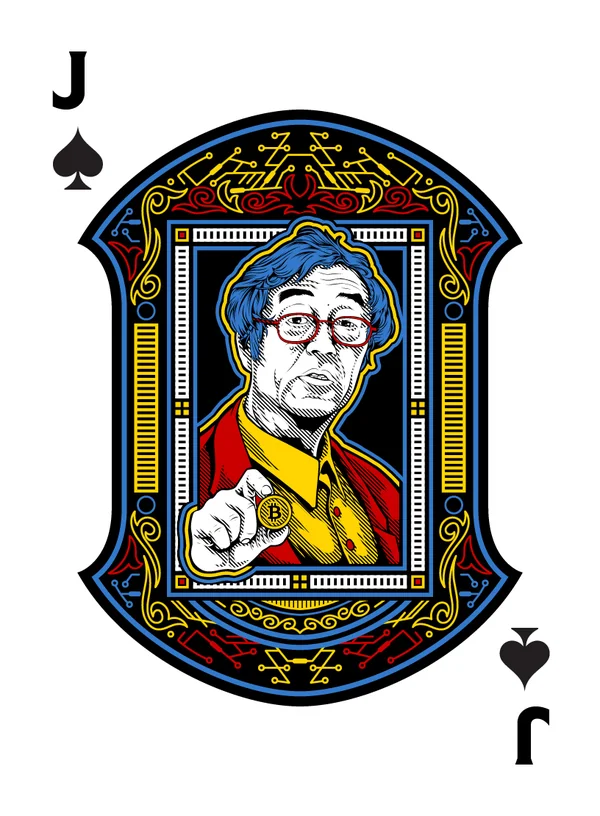 Jack of Spades illustrated playing-card design
