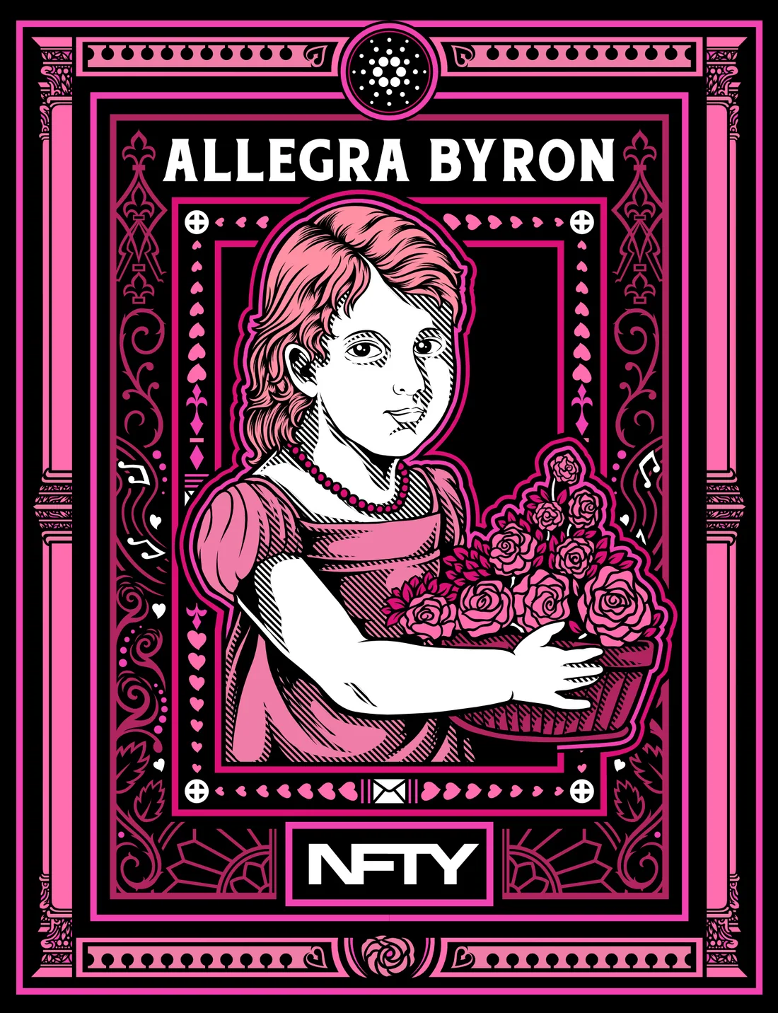 The Cardano Series 2 artwork titled Allegra Byron