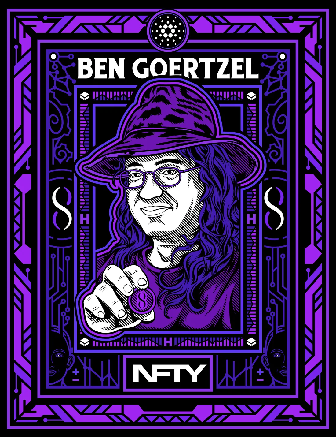 The Cardano Series 2 artwork titled Ben Goertzel
