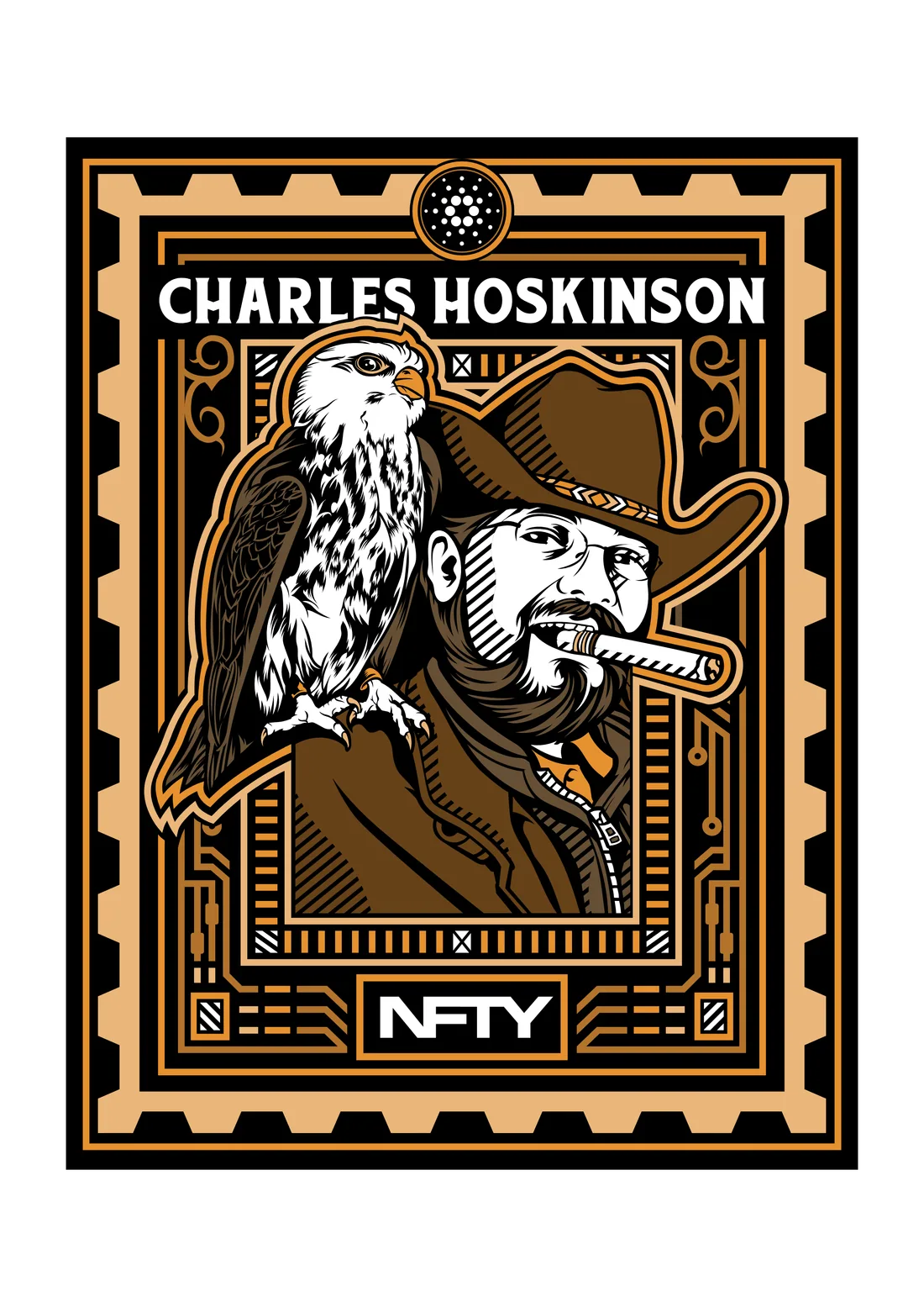 The Cardano Series 1 artwork titled Charles Hoskinson