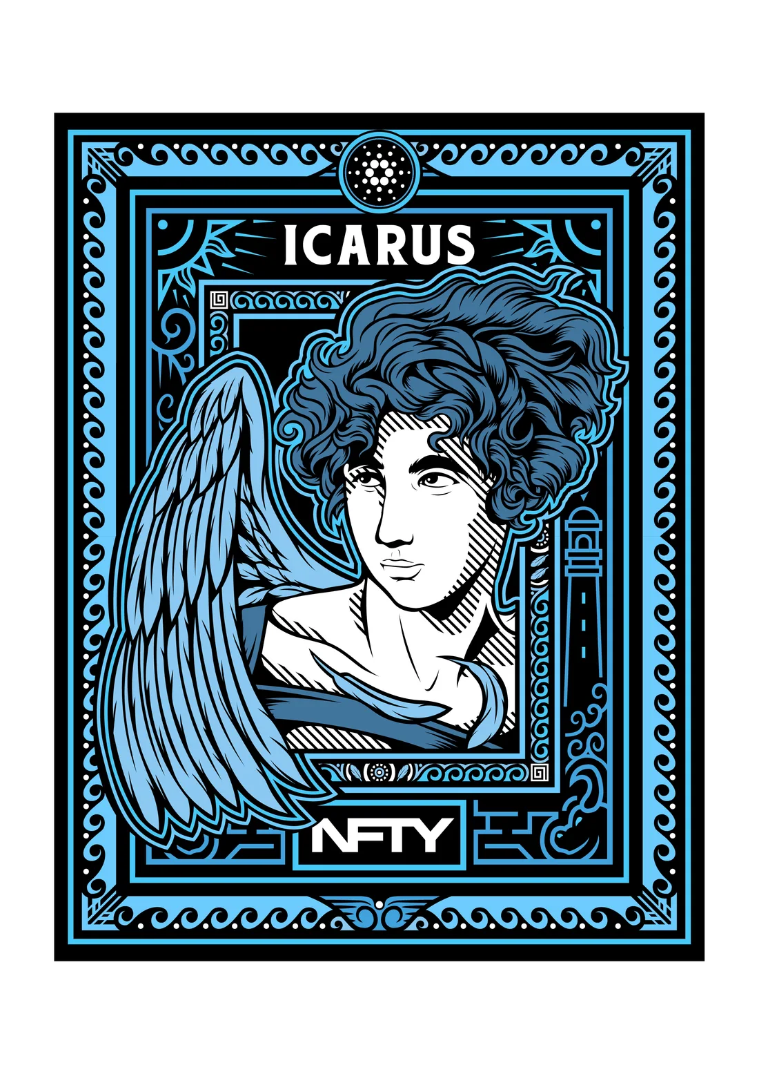 The Cardano Series 1 artwork titled Icarus