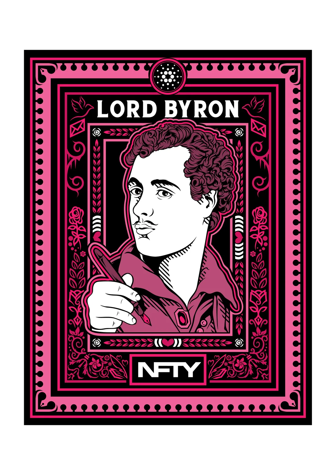 The Cardano Series 1 artwork titled Lord Byron