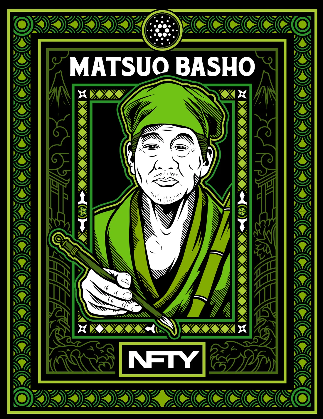 The Cardano Series 2 artwork titled Matsuo Basho