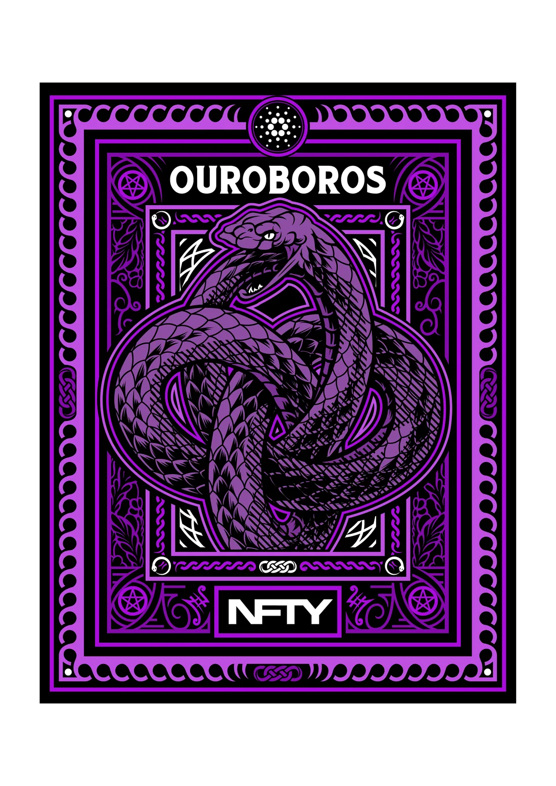 The Cardano Series 1 artwork titled Ouroboros