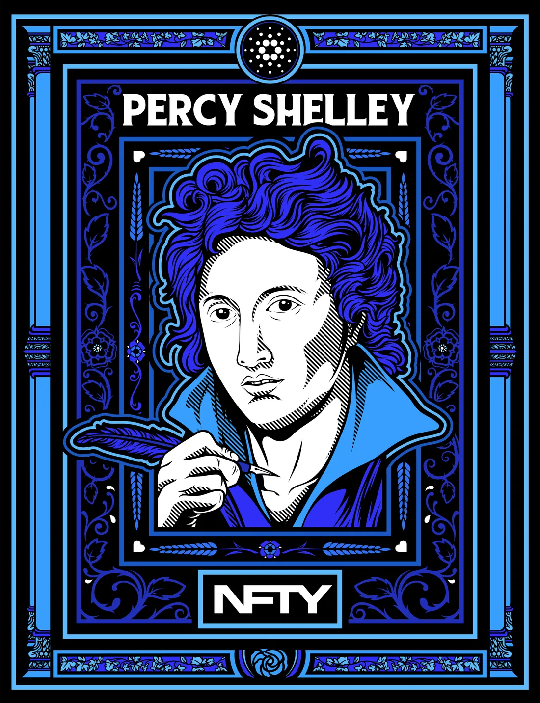The Cardano Series 2 artwork titled Percy Shelley